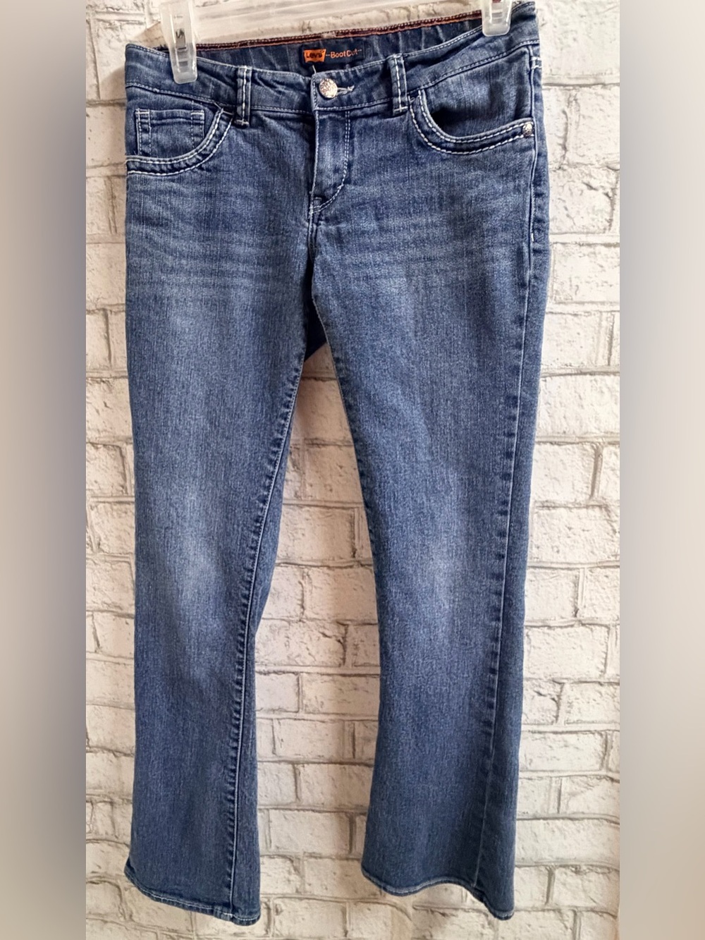 Levi Strauss Blue Jeans Bootcut 14 Juniors